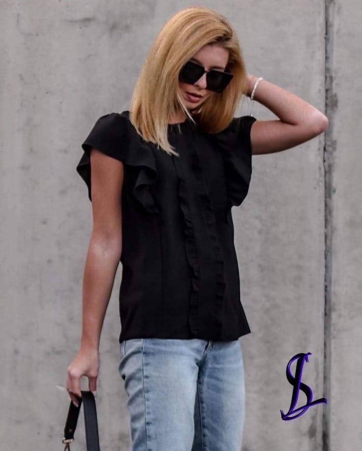 

Блузка женская софт(46-48) "SAFINA" недорого от прямого поставщика, Черный