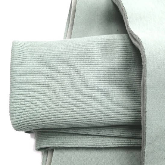 

Довяз к трехнитке Мох светлый Состав: 95% хлопок 5% эластан для окантовки изделий из трехнитки и курток, Зелёный