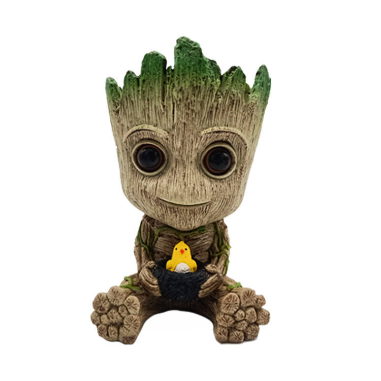 

Грут Groot горшочки Малыш с птенцом G7