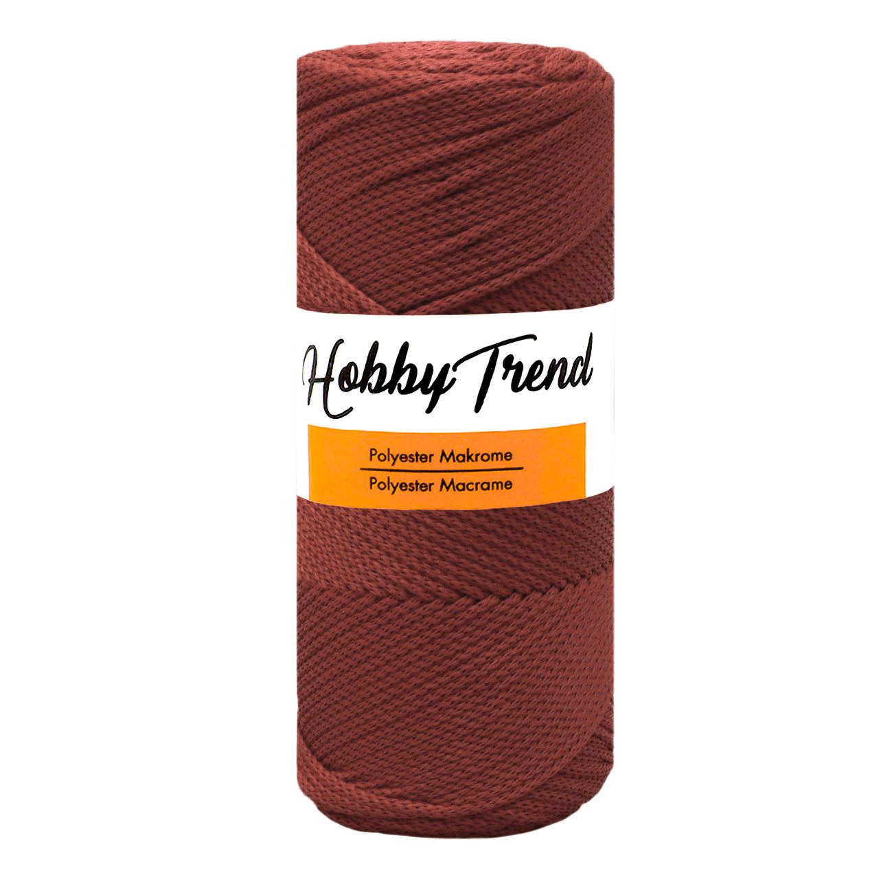 

Шнур поліпропіленовий Макраме Hobby Trend. Каштановий. 200г, 230м, 2-3 мм, Коричневый