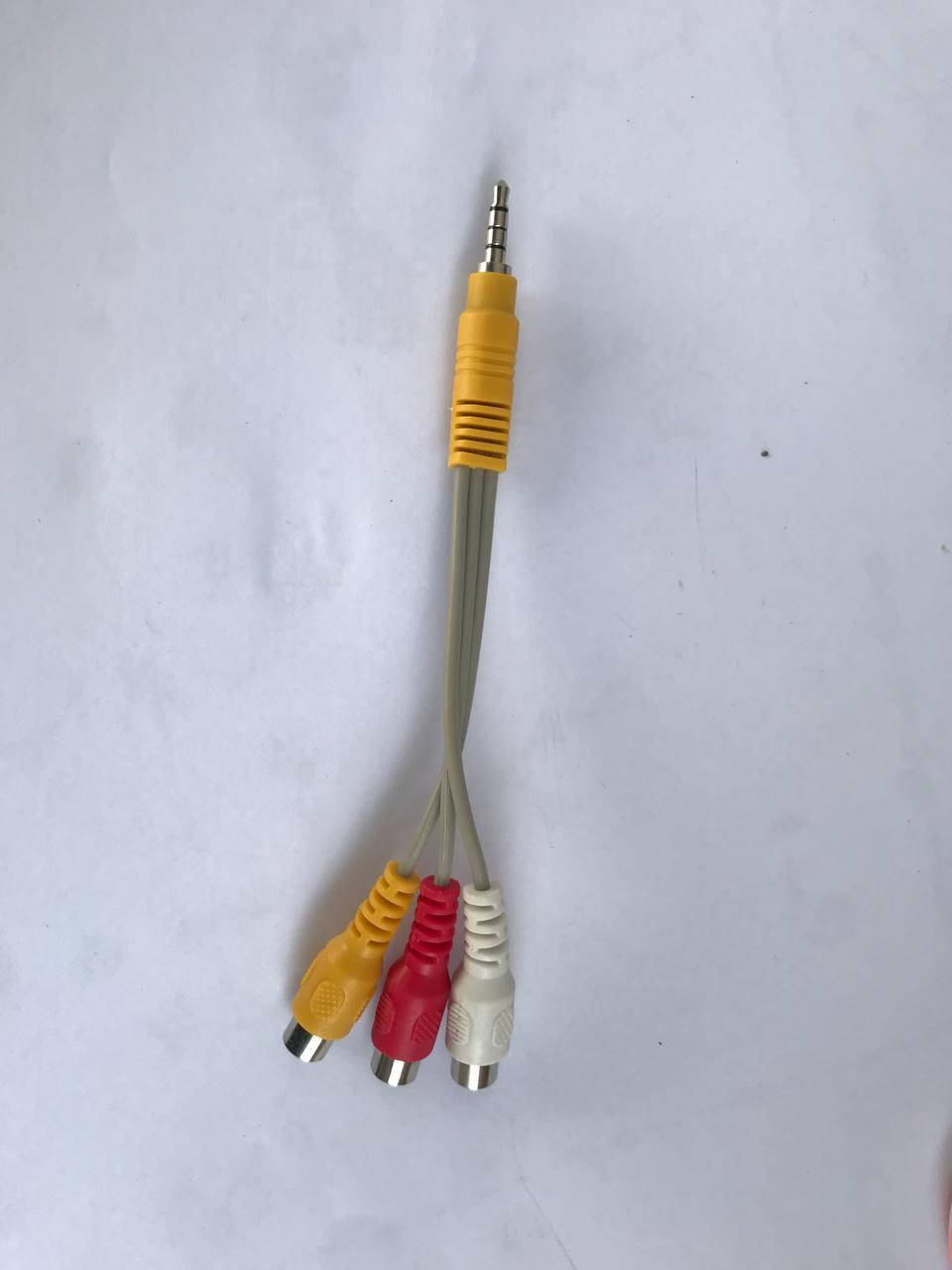 

Кабель 3.5 jack-3RCA F 0.1м 95230