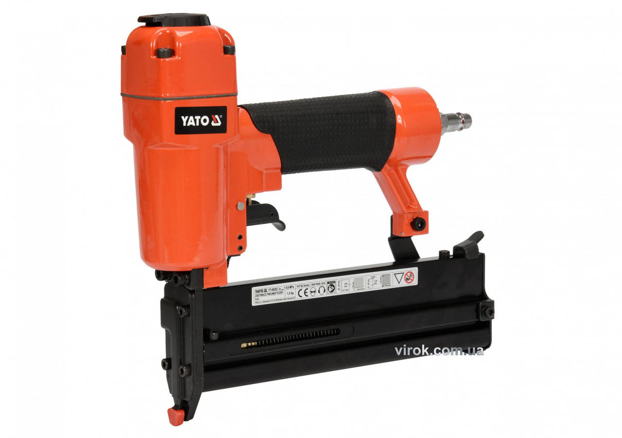 

Степлер пневматический YATO для скоб 25-40 х 5.7 мм и гвоздей 10-50 мм YT-09203