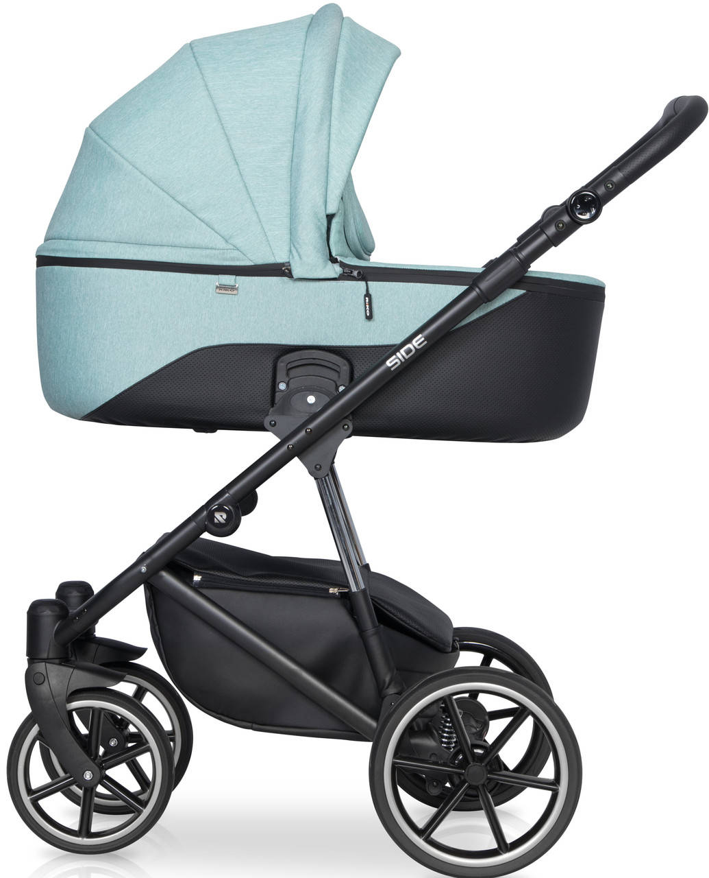 

Детская универсальная коляска 3 в 1 Riko Side 03 Mint, Бирюзовый