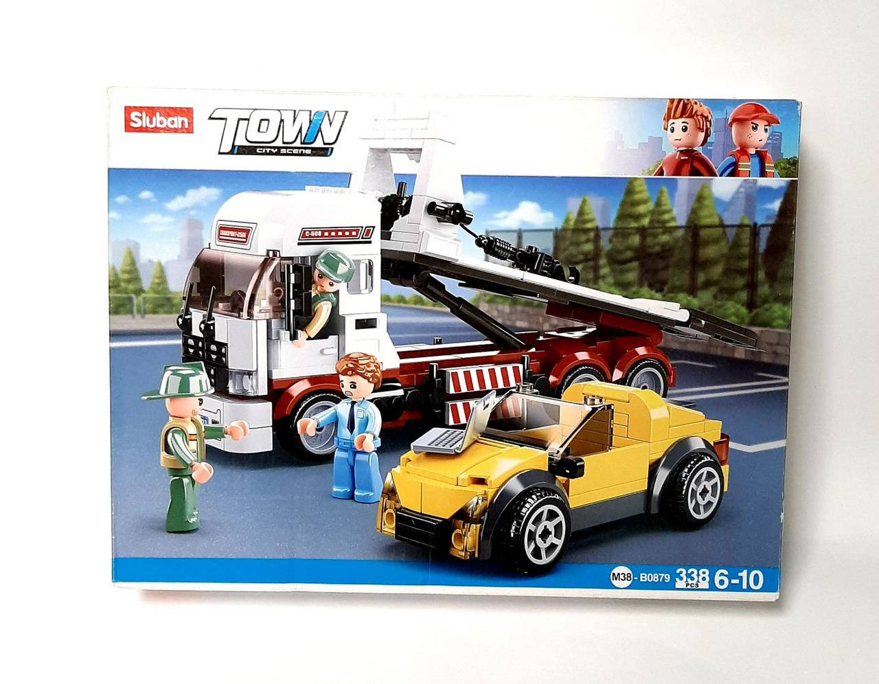 

Конструктор SLUBAN "Town" Эвакуатор M38-B0879 (338 деталей)