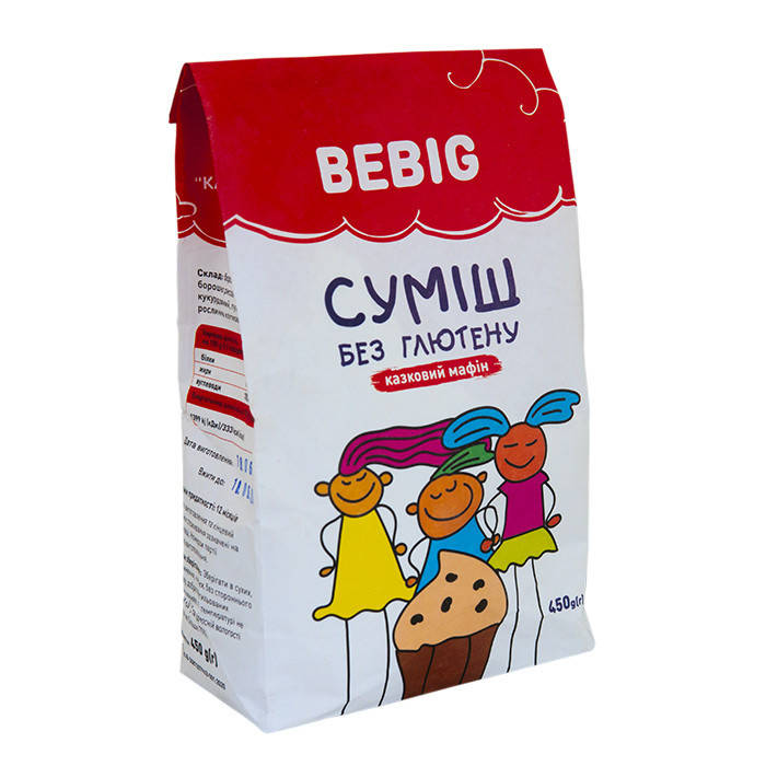 

Смесь для выпечки без глютена Сказочный маффин тм Bebig, 450г