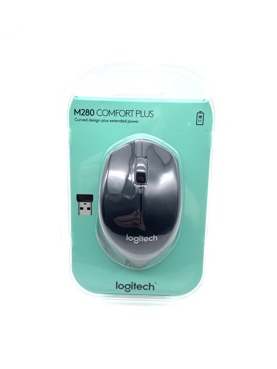 

Мышь беспроводная Logitech M280 202104, Черный