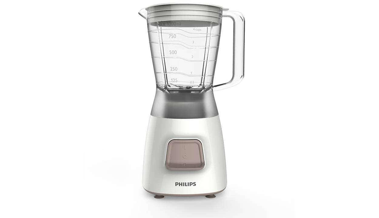 

Блендер Philips HR 2052/00, измельчитель, блендер для смузи, измельчитель кухонный, блендер для коктейлей, Белый
