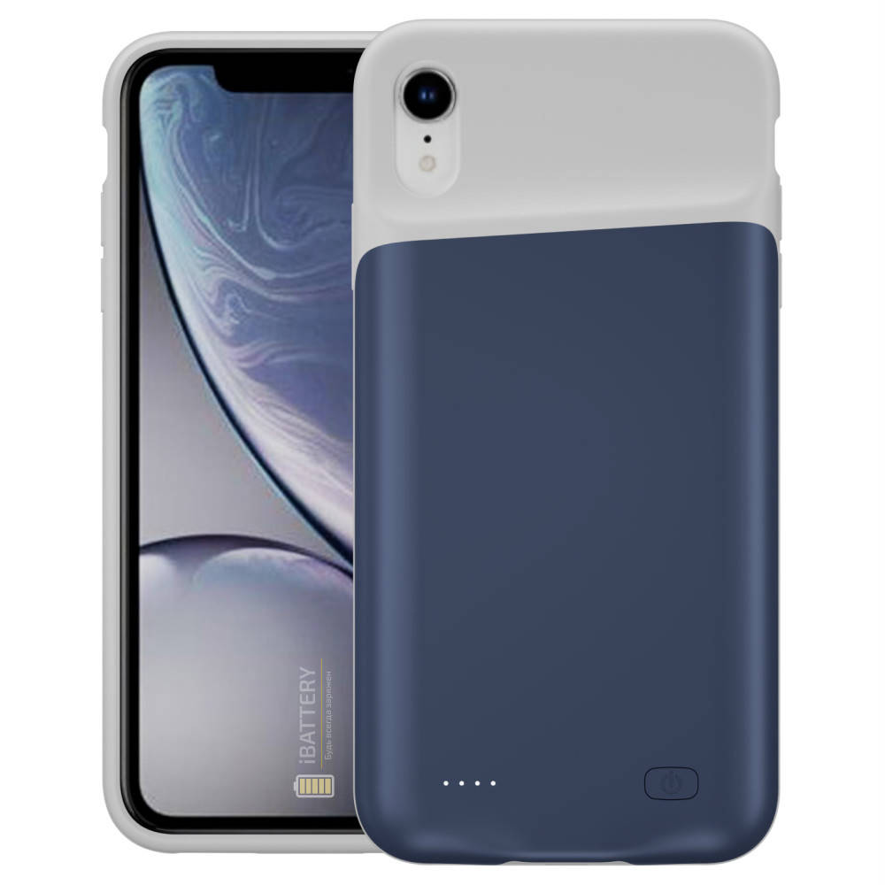 

Power case iBattery для iPhone XR 6000 mAh blue, Синий