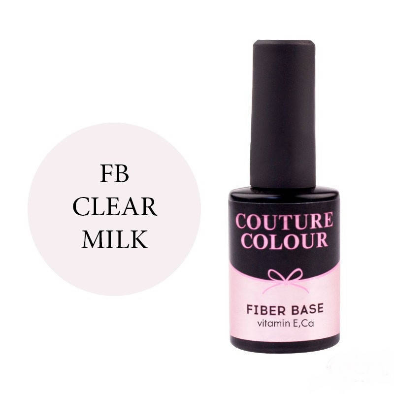 

Основа для гель-лака Couture Colour Revital Fiber Base Clear Milk 9 мл