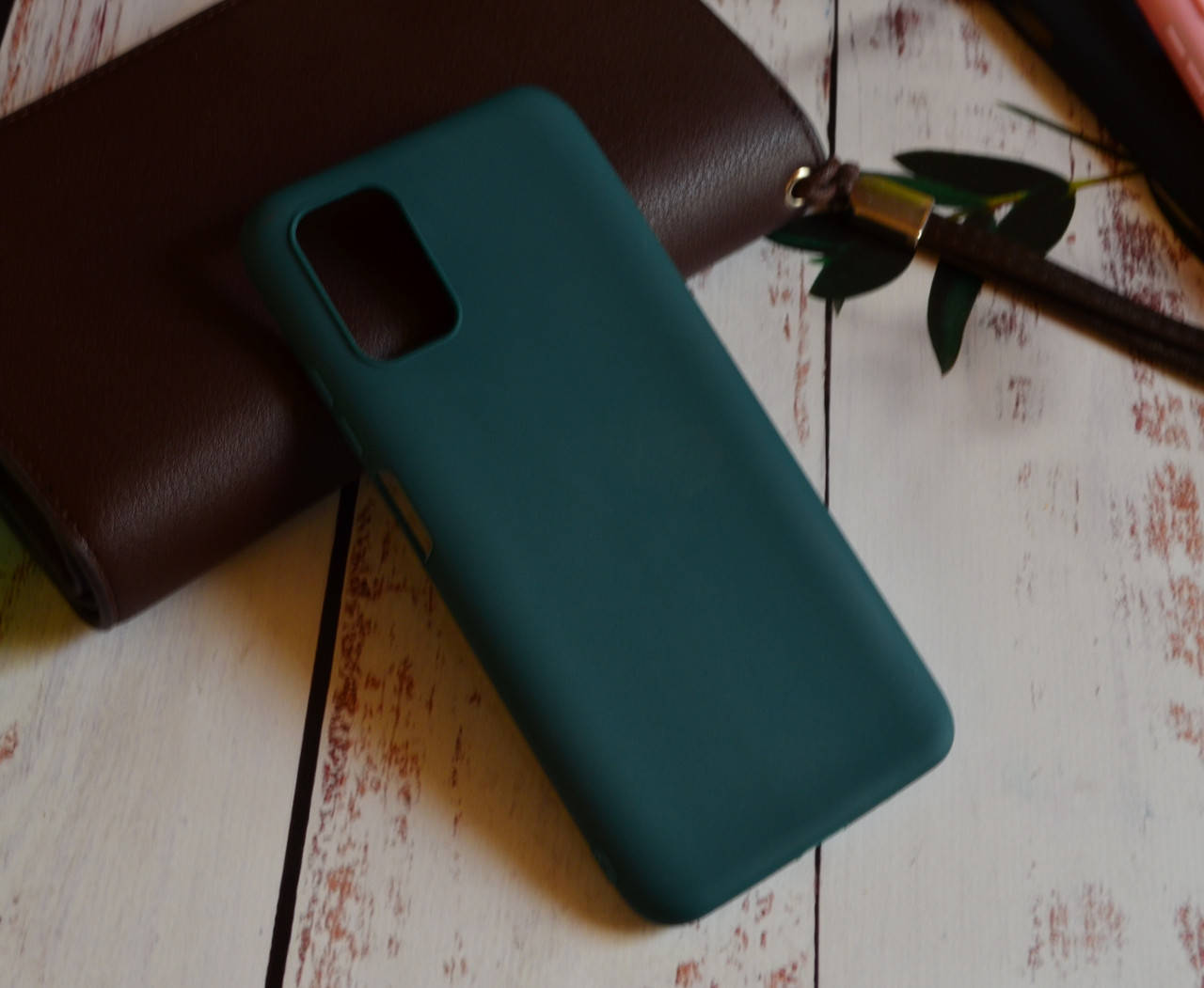 

Матовый силиконовый чехол для Xiaomi POCO M3 Темно-зеленый