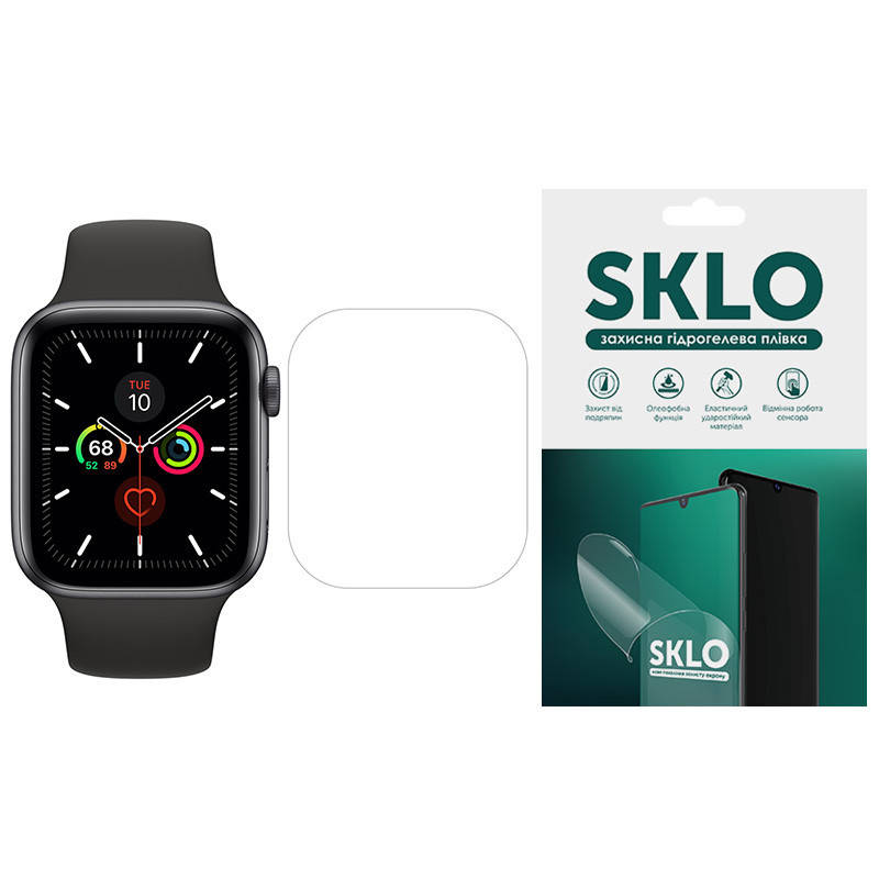 

Защитная гидрогелевая пленка SKLO (экран) 6шт. для Apple Watch 40mm Прозрачный