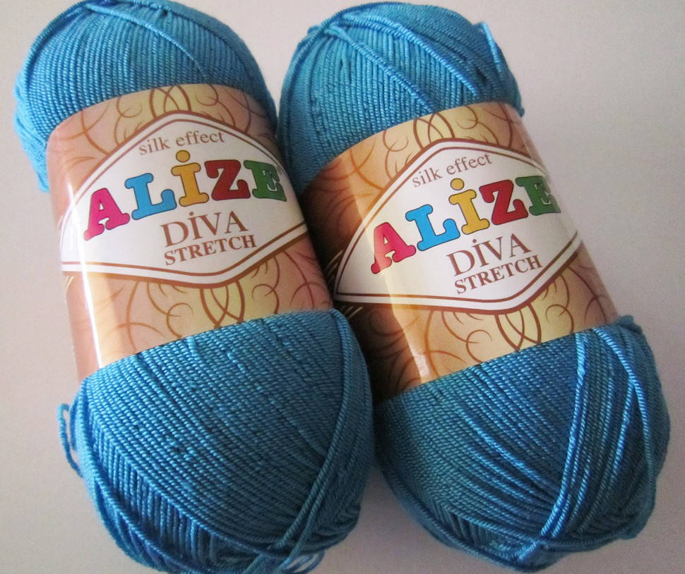 

Пряжа Alize Diva 245, Голубой
