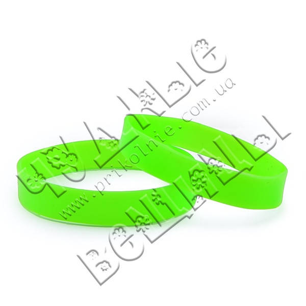 

Браслет силиконовый (салатовый)