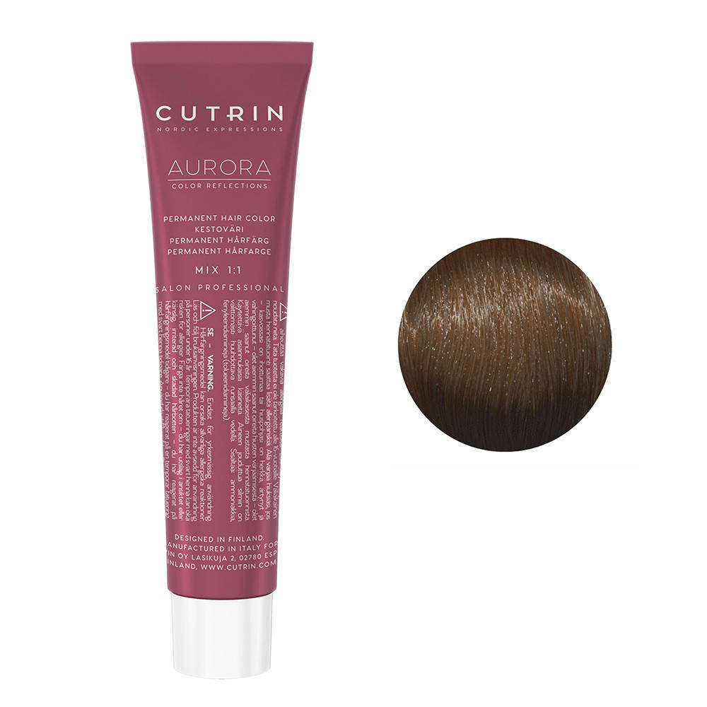 

Краска для волос Cutrin Aurora Permanent 6.37G золотое дерево 60 мл