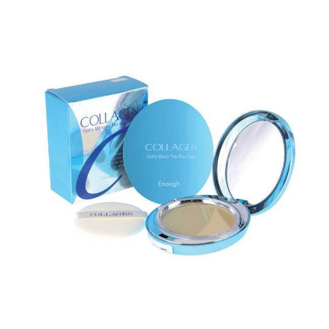

Enough Hydro Two Way Cake Collagen Увлажняющая пудра с коллагеном