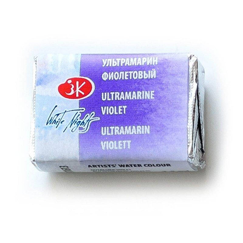 

Краска акварельная Белые ночи, Ультрамарин фиолетовый, 2,5 мл, кювета, Невская палитра ЗХК (352553)