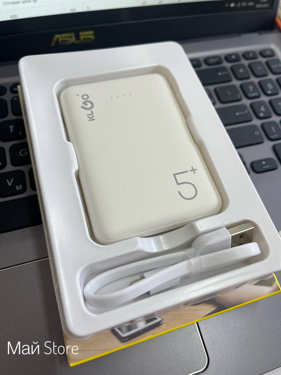

Павербанк KLGO - 5000 mAh белый