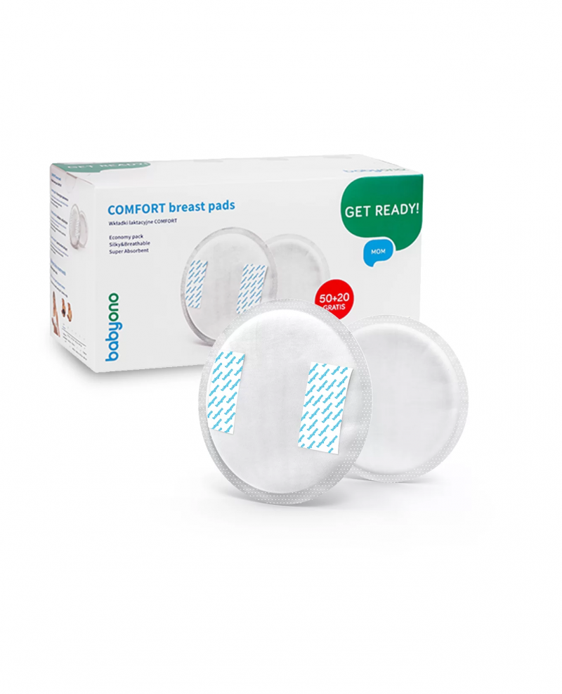 

Вкладыши лактационные для груди Comfort 70 шт. Baby Ono 296