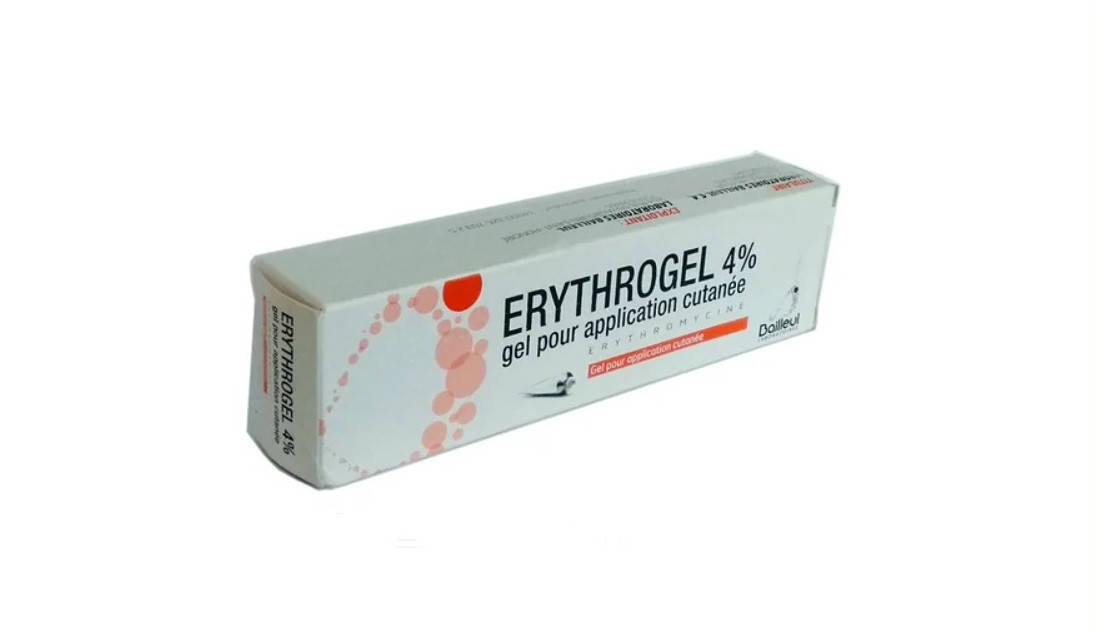 

Эритрогель 4% Erythrogel (Эритромицин) гель от акне, 30г. Срок до 01.2023