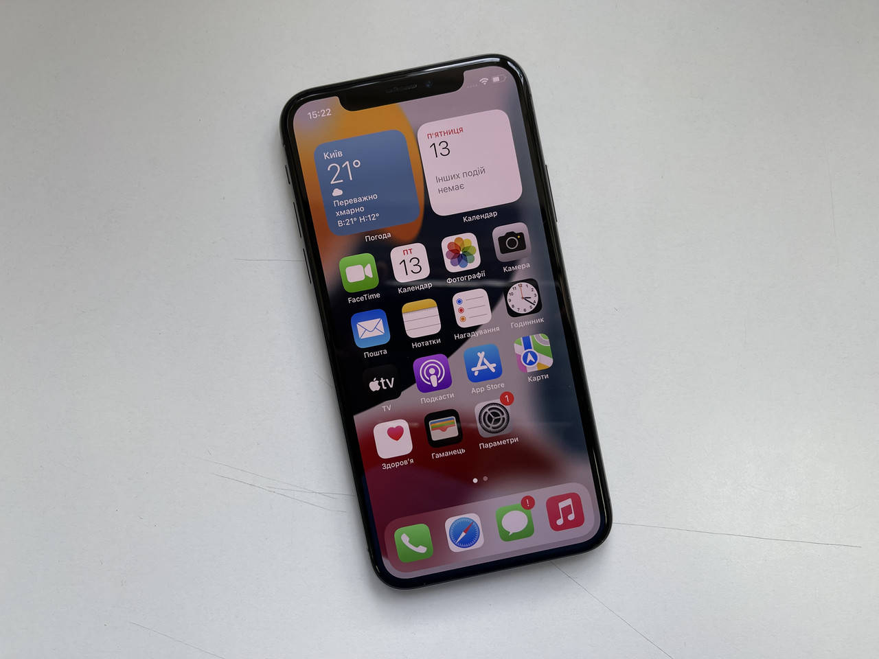 

Apple Iphone X 256Gb Space Gray Neverlock Оригінал!, Темно-серый
