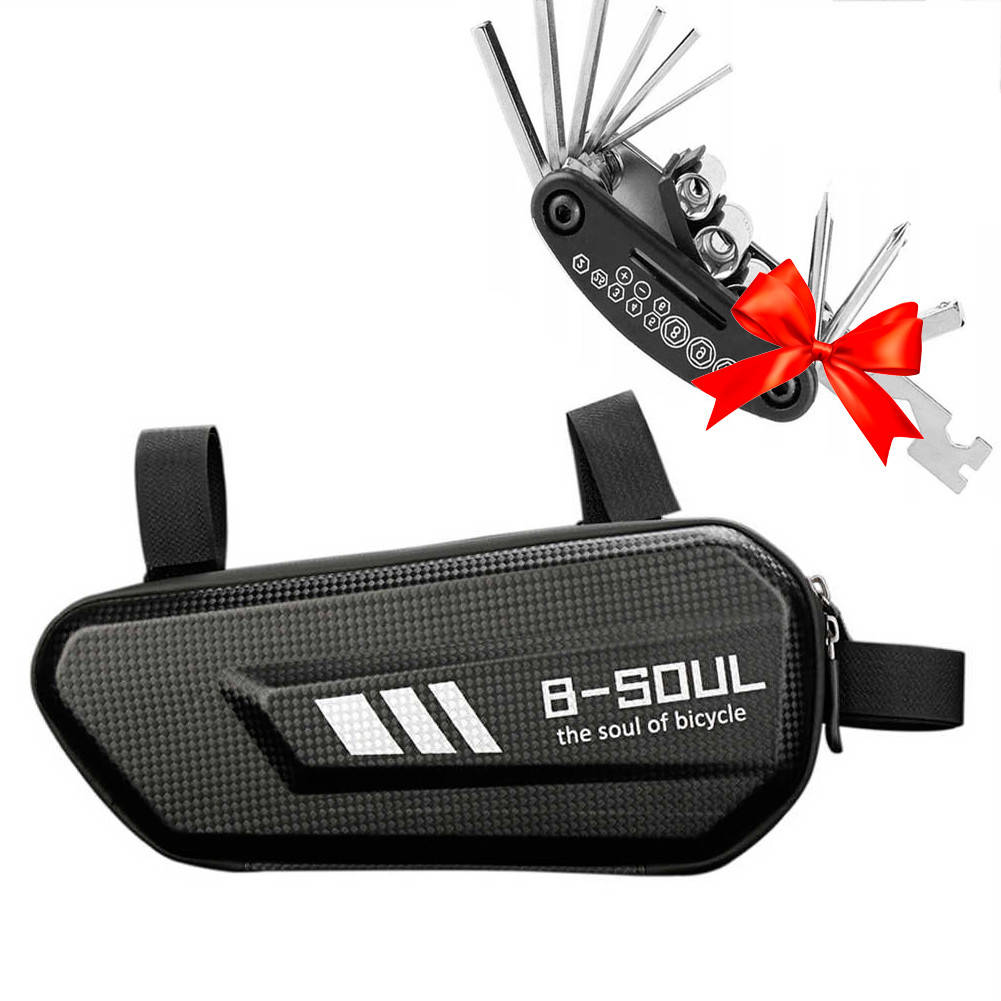 

Велосипедная сумка на раму B-Soul BAO-010 + Подарок Мультитул для велосипеда 15 в 1!