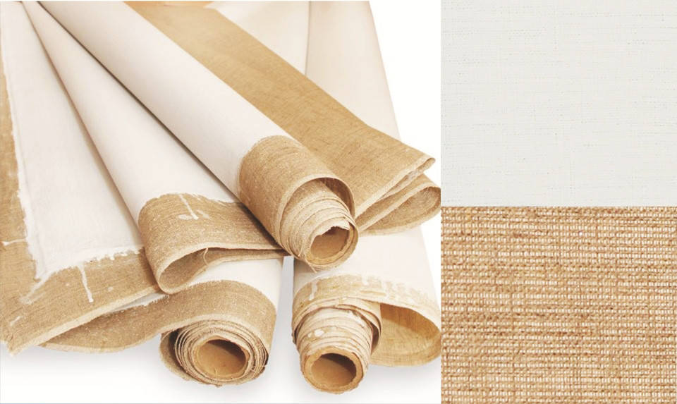 

Холст грунтованный в рулоне, Мелкое зерно, 1,5*10м, масляно-эмул. грунт, 350 г/м², лён, ROSA