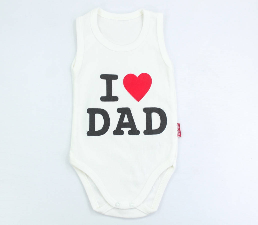 

Летний бодик маечка I love Dad