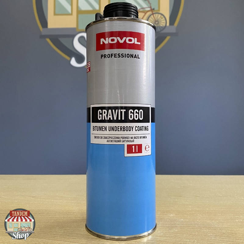 

Антигравий битумный Novol Gravit 660, 1 л Черный