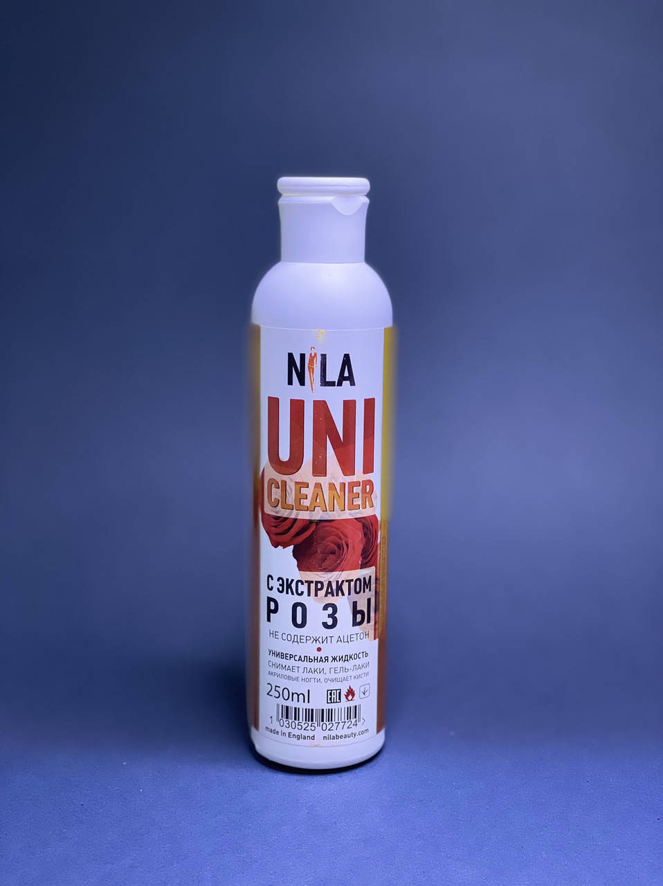 

Жидкость для снятия гель лака , акрила, декора Nila Uni-Cleaner 250 мл Роза