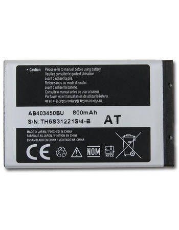 

Аккумуляторная батарея Samsung E590 AB403450BU