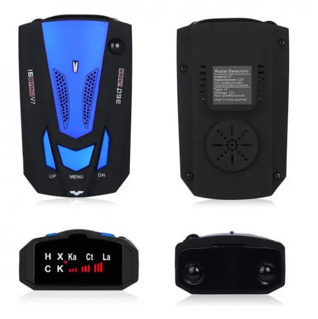 

Антирадар светодиодный GRB Radar Detector дисплей 16 BAND V7 360 градусов