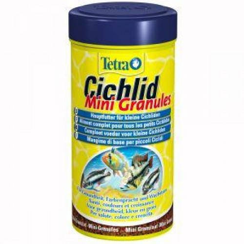 

Tetra Cichlid Mini Granules - для маленьких и карликовых цихлид, 250 мл