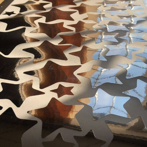 

Набор виниловых наклеек Зеркальные Серебряные звезды (интерьерные наклейки самоклейка) серебро Набор 50 шт., Серый