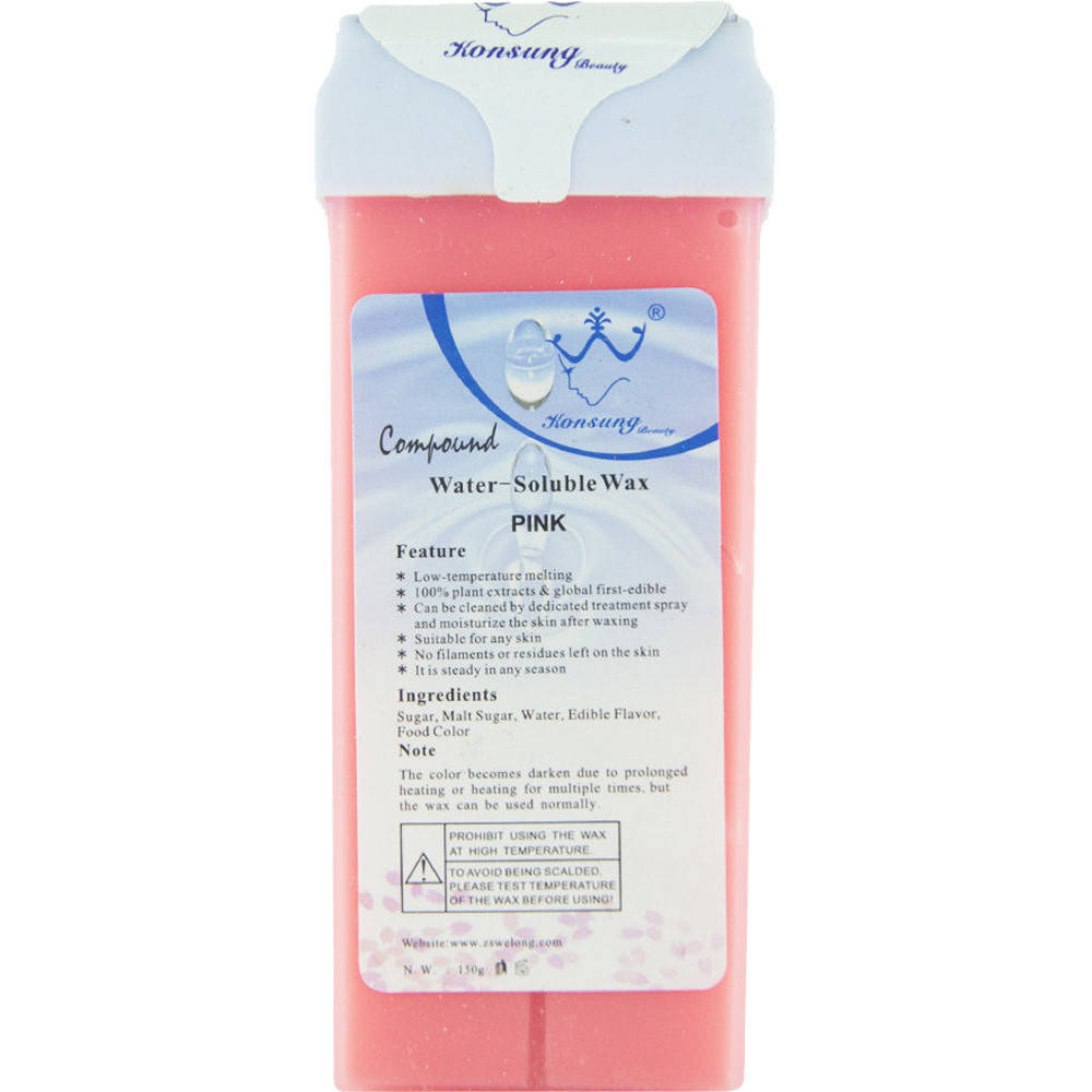 

Кассетный водорастворимый воск РОЗОВЫЙ - PINK 150 гр