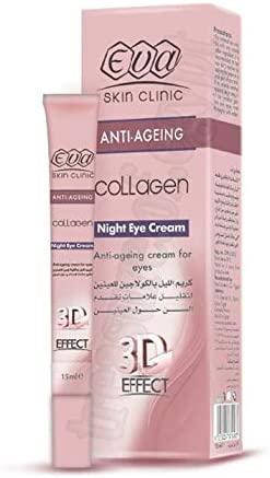 

Eva Skin Clinic Collagen Night Eye Cream, Ева Коллаген ночной крем для глаз 15 мл