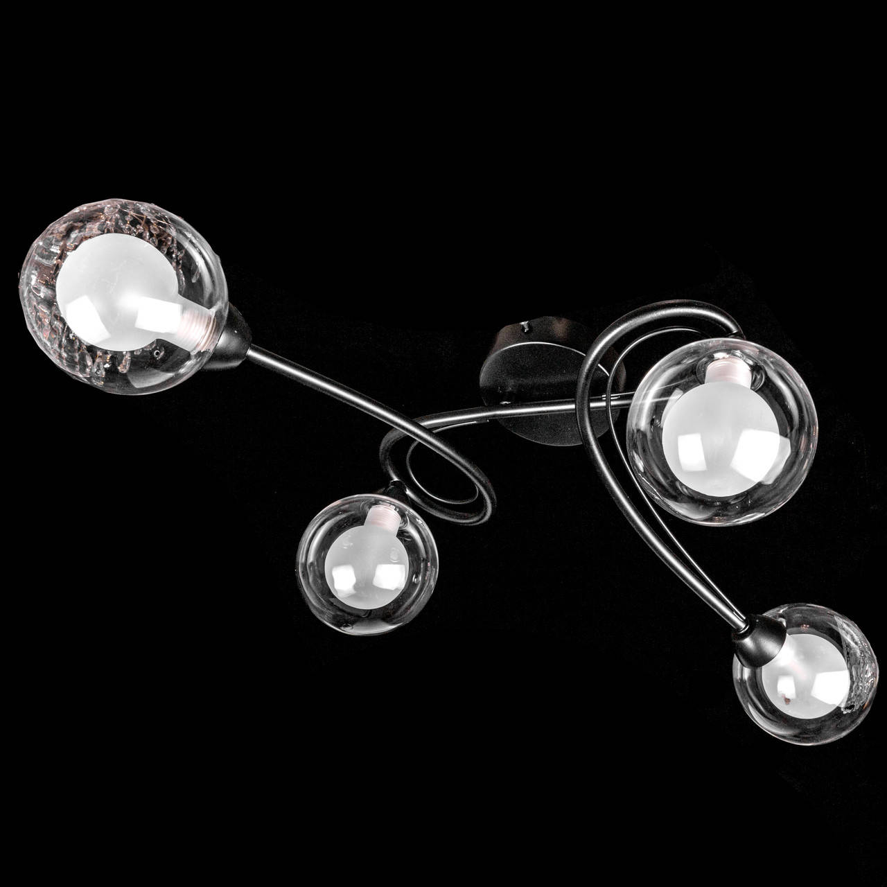 

Потолочная люстра на 4 патрона (G9) P13-1907/4/BK