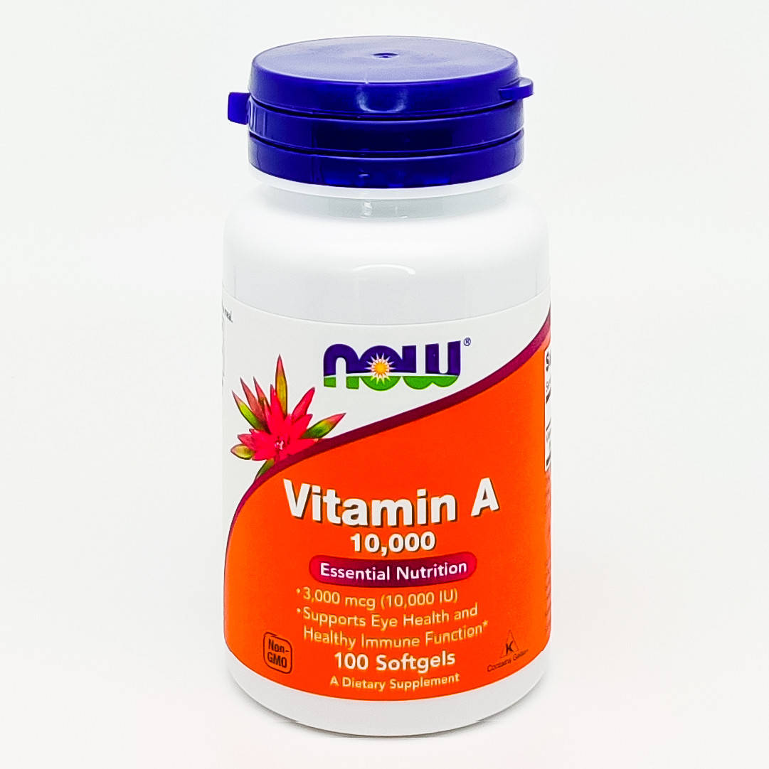 

Витамин А ! Now Foods Vitamin A 10000 IU 100 кап.