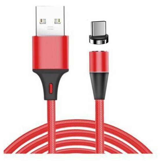 

Кабель Магнитный Fabric Magnetic USB to Type-C 1m (red), Красный