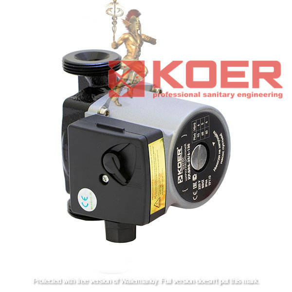 

Насос циркуляционный (с кабелем и вилкой) KOER KP.GRS-25/6-130