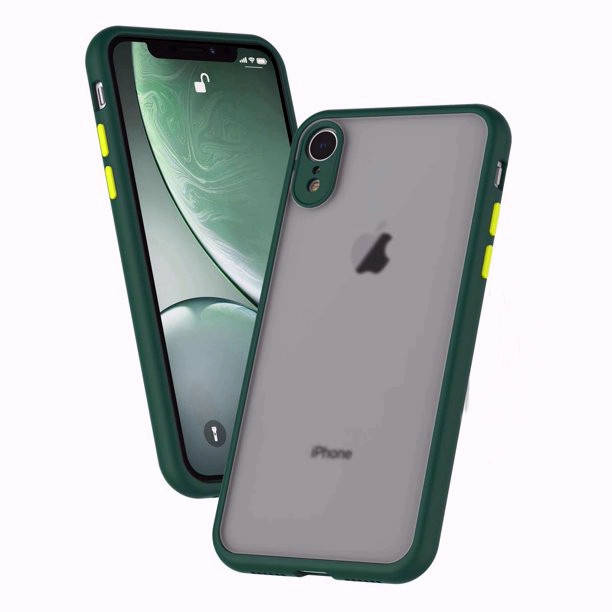 

Противоударный матовый чехол для iPhone XR Зеленый, Зелёный