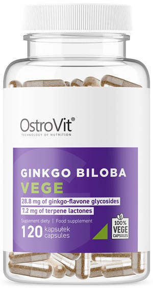 

Умственная активность OstroVit - Ginkgo Biloba VEGE (120 капсул)