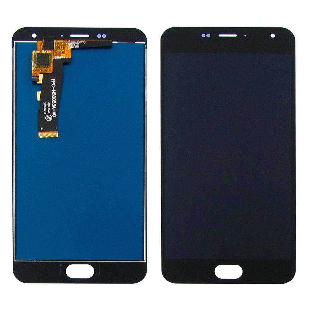 

Дисплей (lcd экран) для Meizu M2 Mini с чёрным тачскрином, Черный