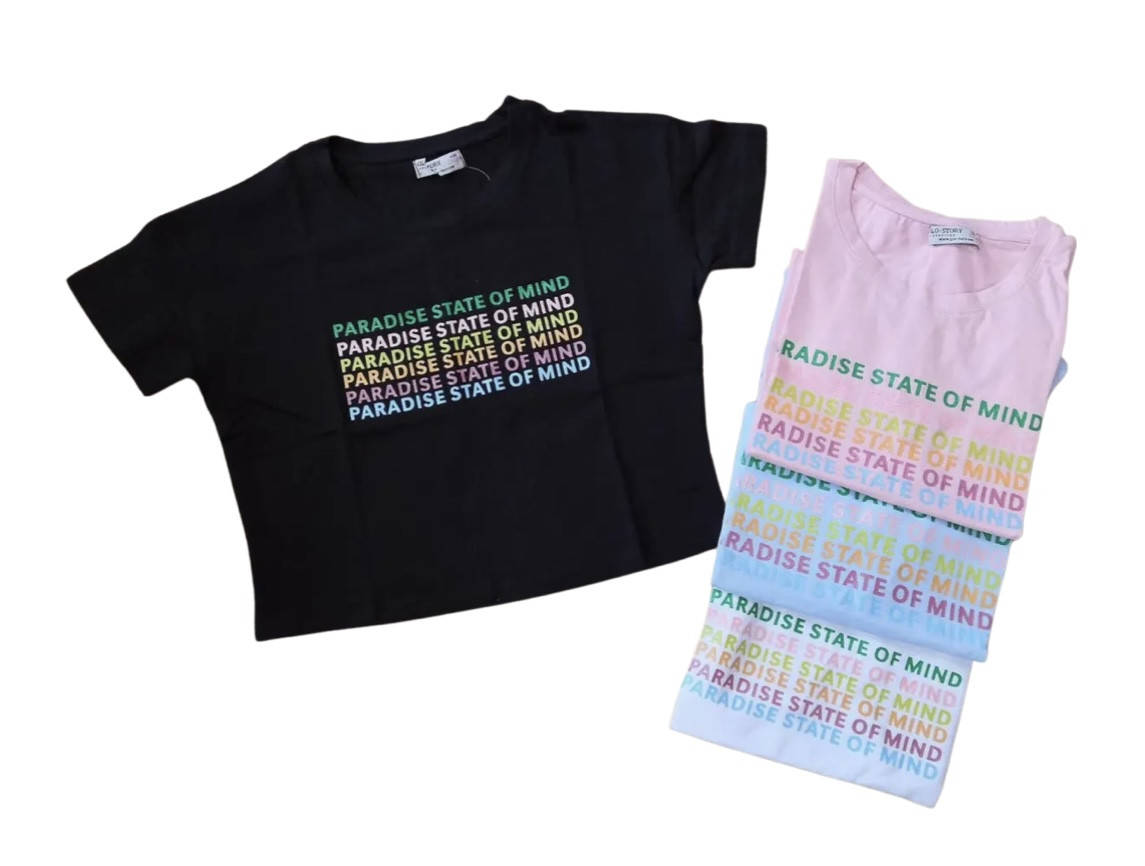 

Футболка-топ для девочек, Венгрия, Glo-story, арт. 2946, рр 122-164 см, Черный