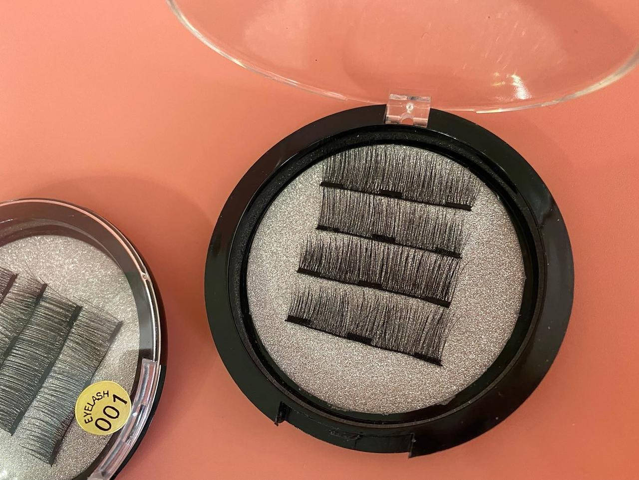 

Магнитные ресницы (на 2 магнита) №001, Черный