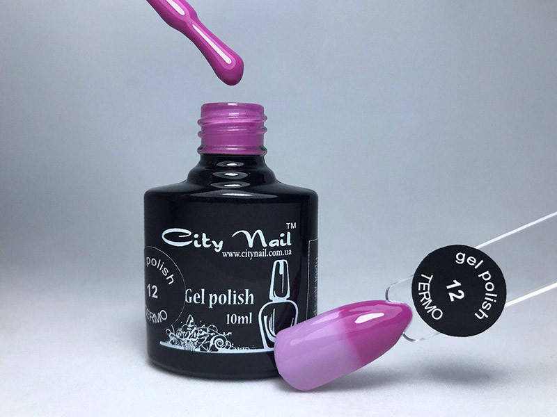 

Гель лак термо гель лак 12 от фиолетовый в фуксия CityNail 10 мл