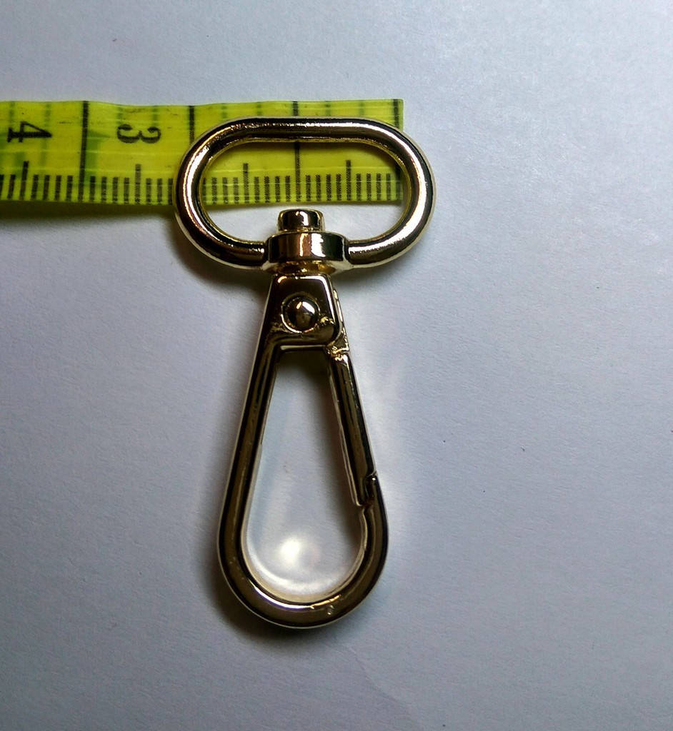 

Карабин для сумки крепление для ручки сумки фурнитура золото 2 см