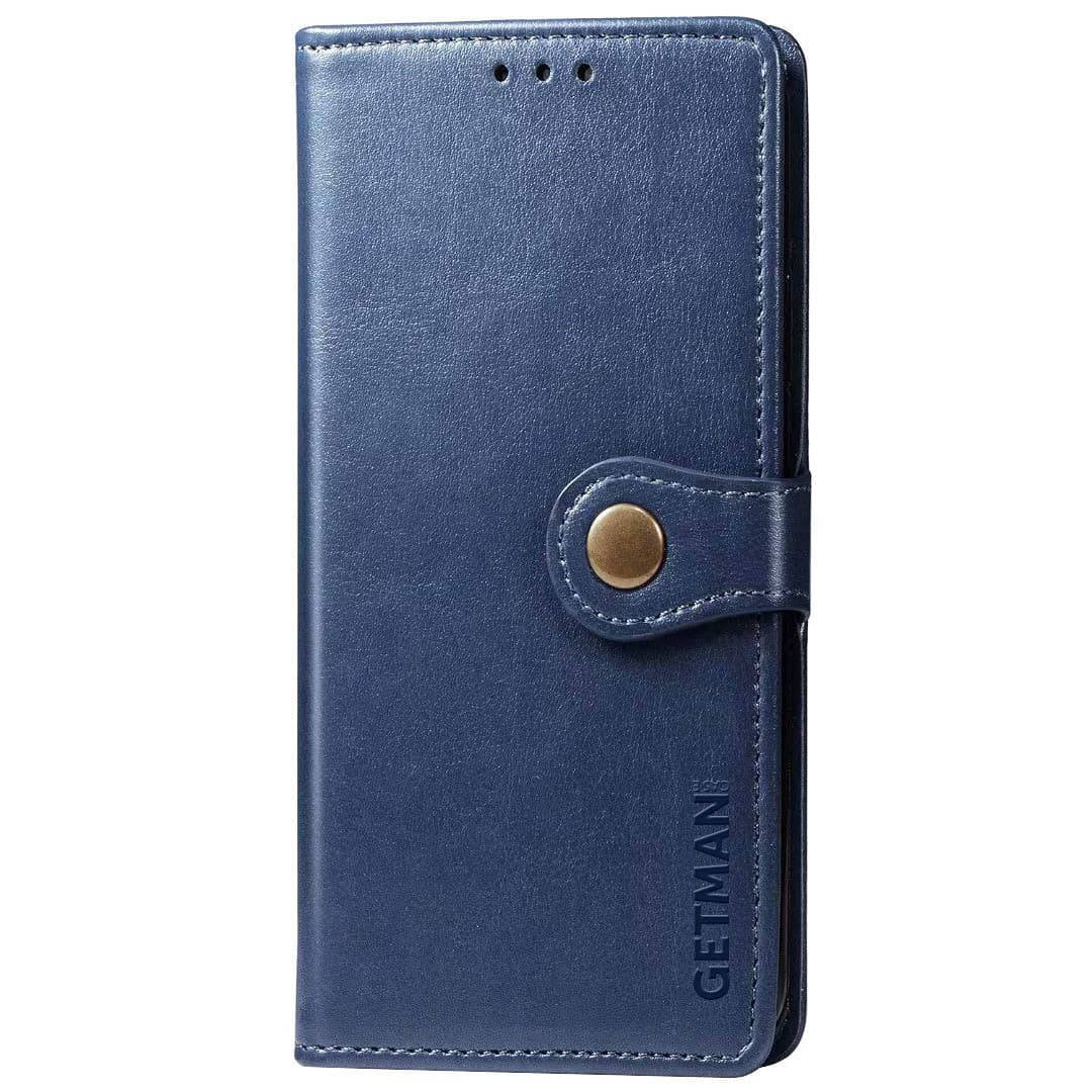

Кожаный чехол книжка GETMAN Gallant (PU) для TECNO Camon 18 / 18P, Синий