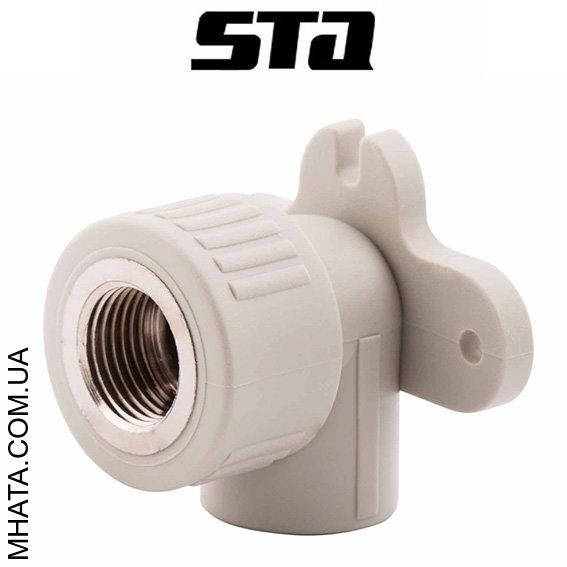 

Угол монтажный с внутренней резьбой STA d25*1/2"в, Украина