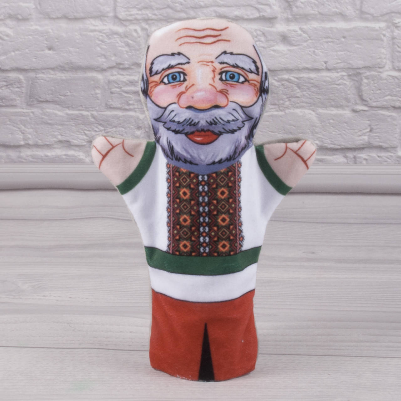 

Кукла Би ба бо "Дедушка", игрушка для кукольного театра, игрушка би ба бо, 28 см.