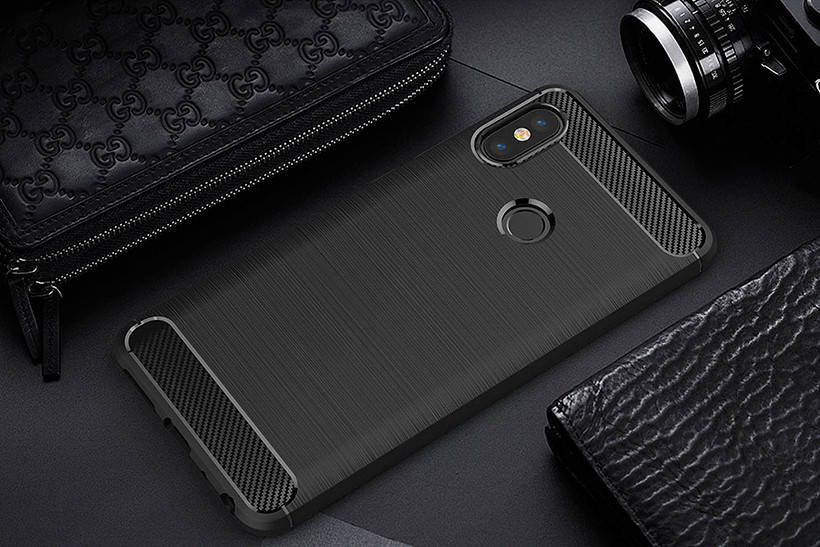 

TPU чехол накладка Urban для Xiaomi Mi A2 (4 цвета) чёрный